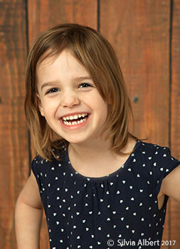 Kindergarten Portrait Fahrrad